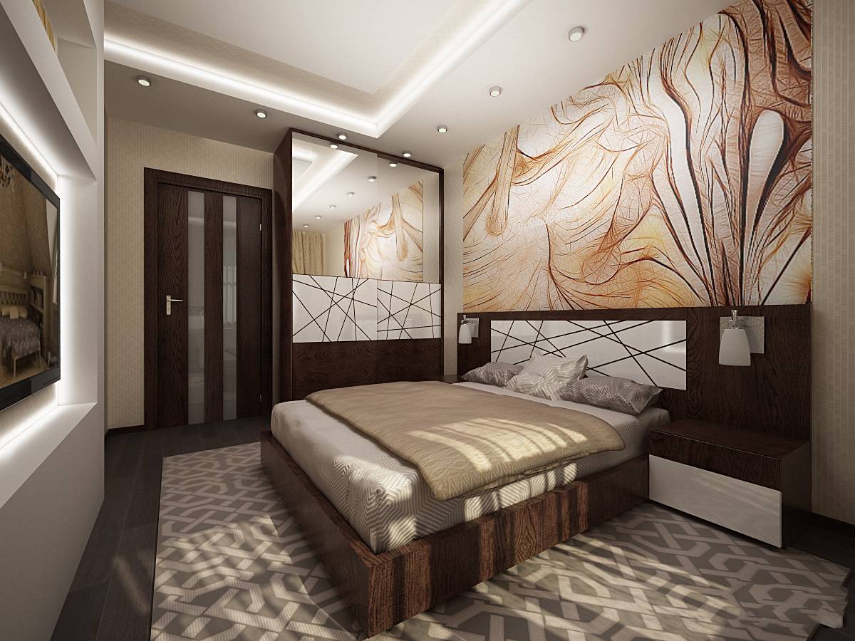 Спальня 10 кв. м. – дизайн фото в разных стилях, планировки реальных интерьеров