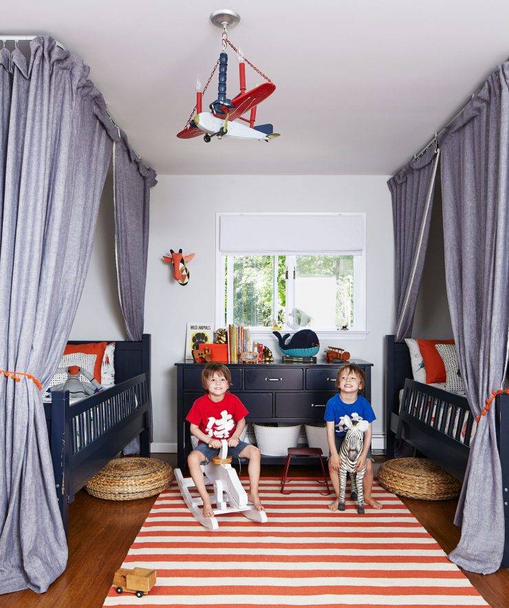 Детская комната 12 кв. м — 75 современных примеров интерьера