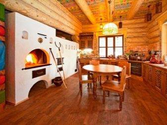 Планировка дома 6 на 6 м с печкой (69 фото): русская печь в интерьере деревянного домика, печное отопление, деревенское убранство внутри