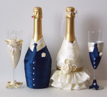 Одежда на шампанское для свадьбы своими руками — мастер-классы по изготовлению с фото и видео
