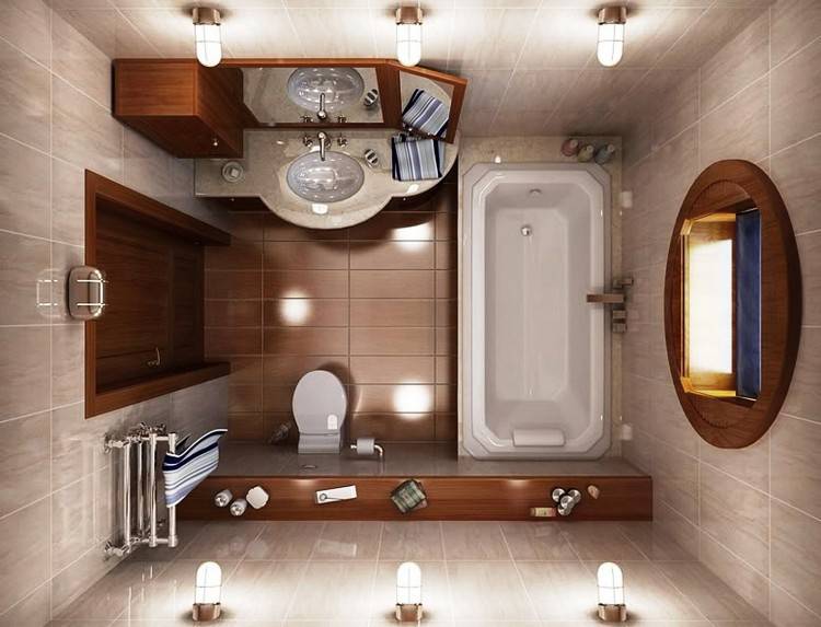 Душевая кабина в маленькой ванной комнате: 100 фото лучших идей