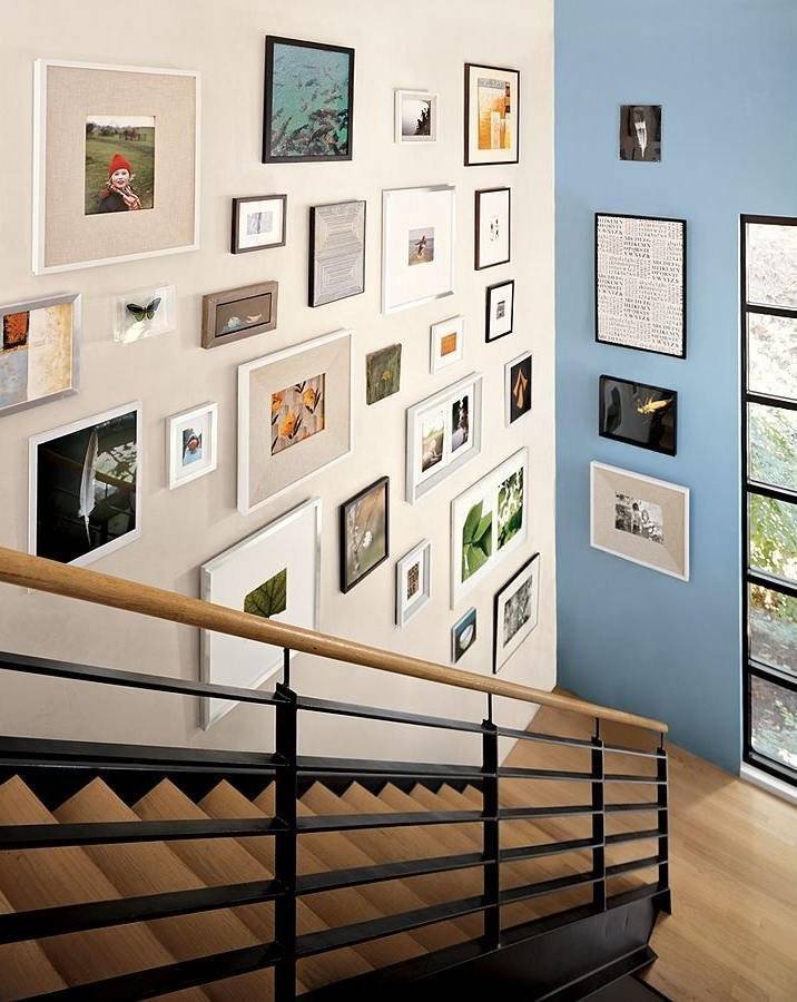 100 лучших идей: оформление стены фотографиями
