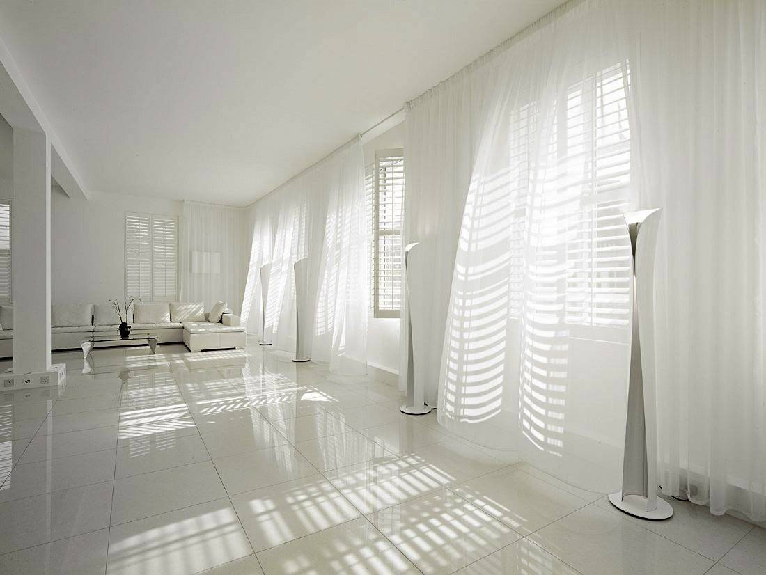 Белые шторы — как создать уютный интерьера? 70 фото дизайна