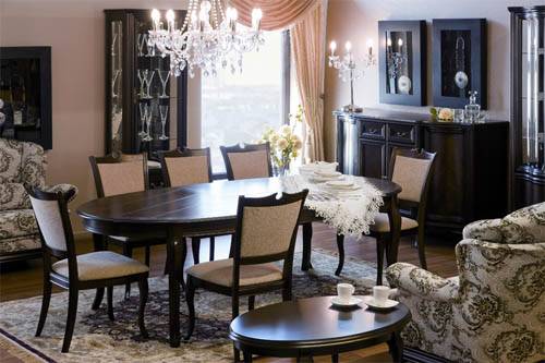 Обеденные столы для гостиной (65 фото): варианты дизайна овальных обеденных столов для зала, современные столы больше 2 метров у окна в интерьере и другие дизайнерские решения