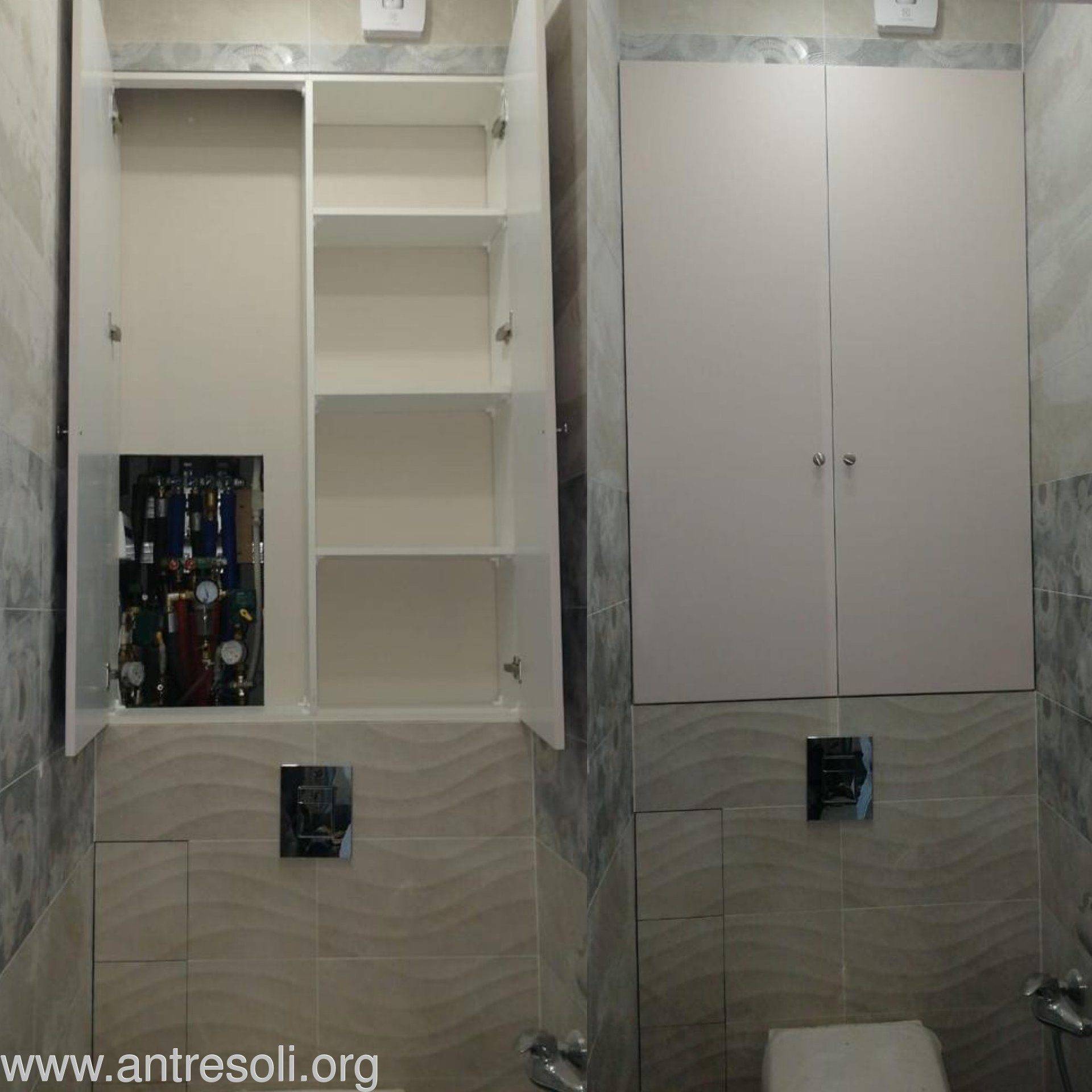 Идеи для создания шкафа в туалете за унитазом своими руками (20 фото)