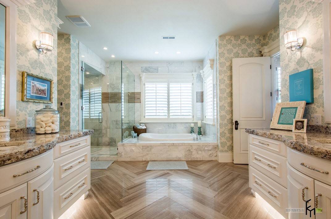 Красивые ванные комнаты в классическом стиле: 40+ фото