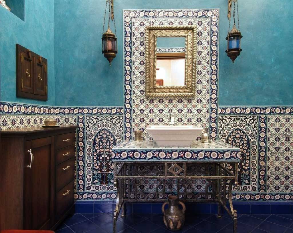 Дизайн интерьера гостиной в восточном стиле (арабско-турецком) - фото, примеры, идеи