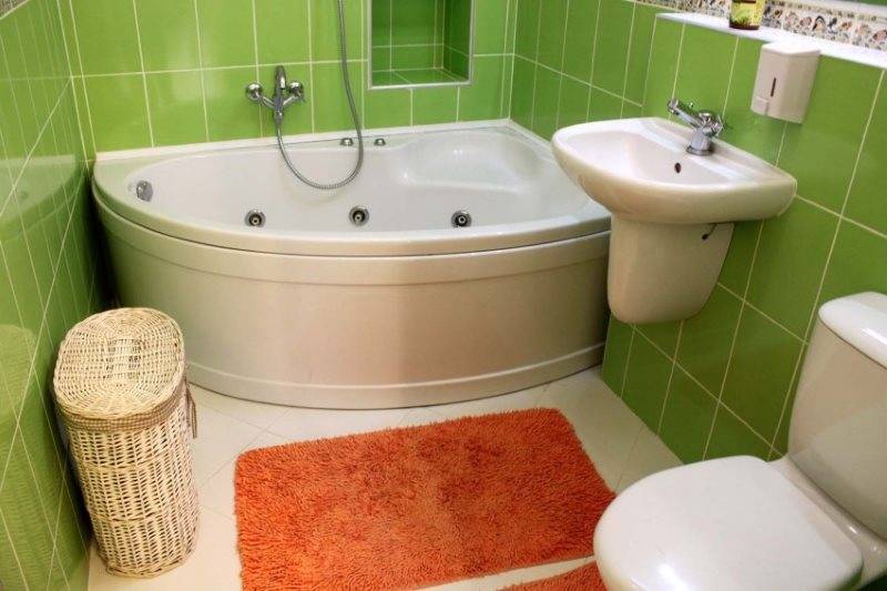 Дизайн маленькой ванной комнаты без туалета со стиральной машиной