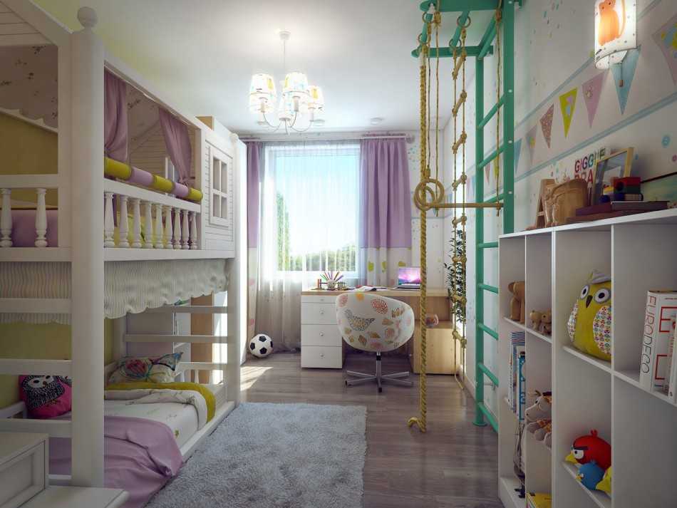 Варианты интерьера детских комнат: создаем стильную сказку (+38 фото)