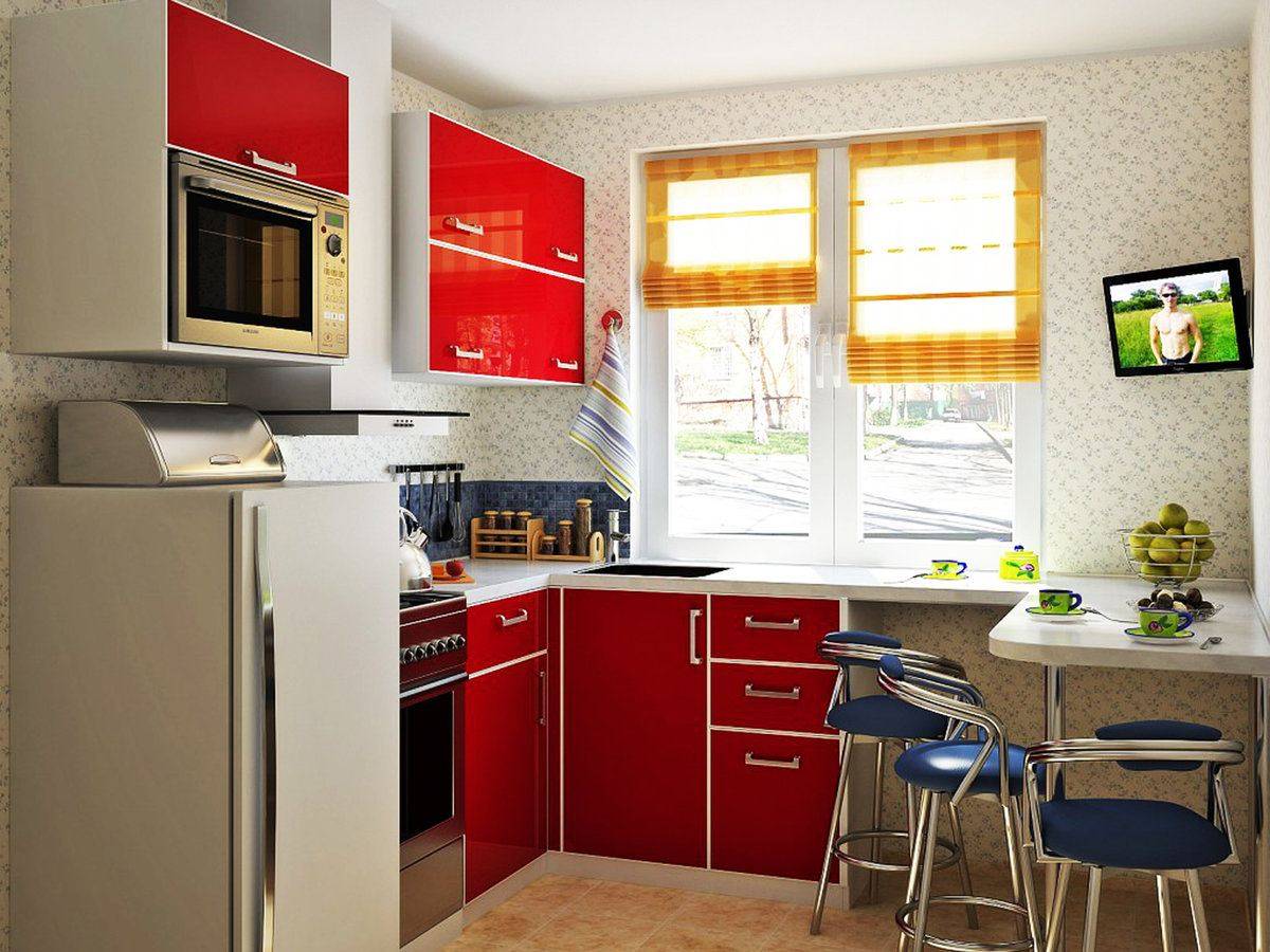 Угловая мебель для маленькой кухни (43 фото): дизайн кухонного интерьера