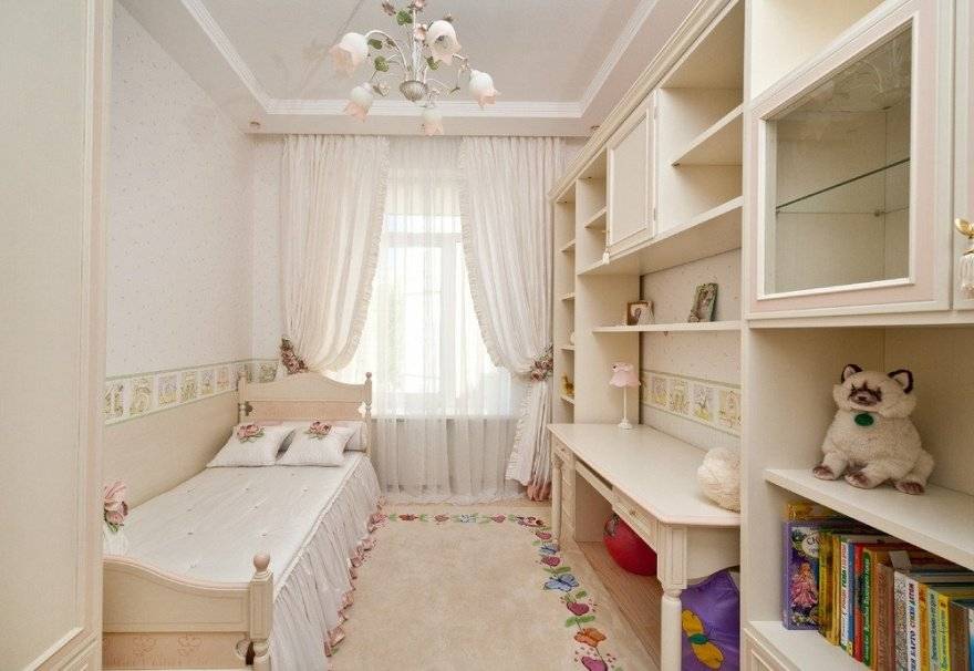 Узкая детская комната - функциональные и оригинальные решения для узких комнат (105 фото)
