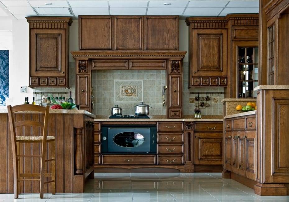 ⚒ кухонные фасады из массива дерева: используемые материалы и неоспоримые преимущества