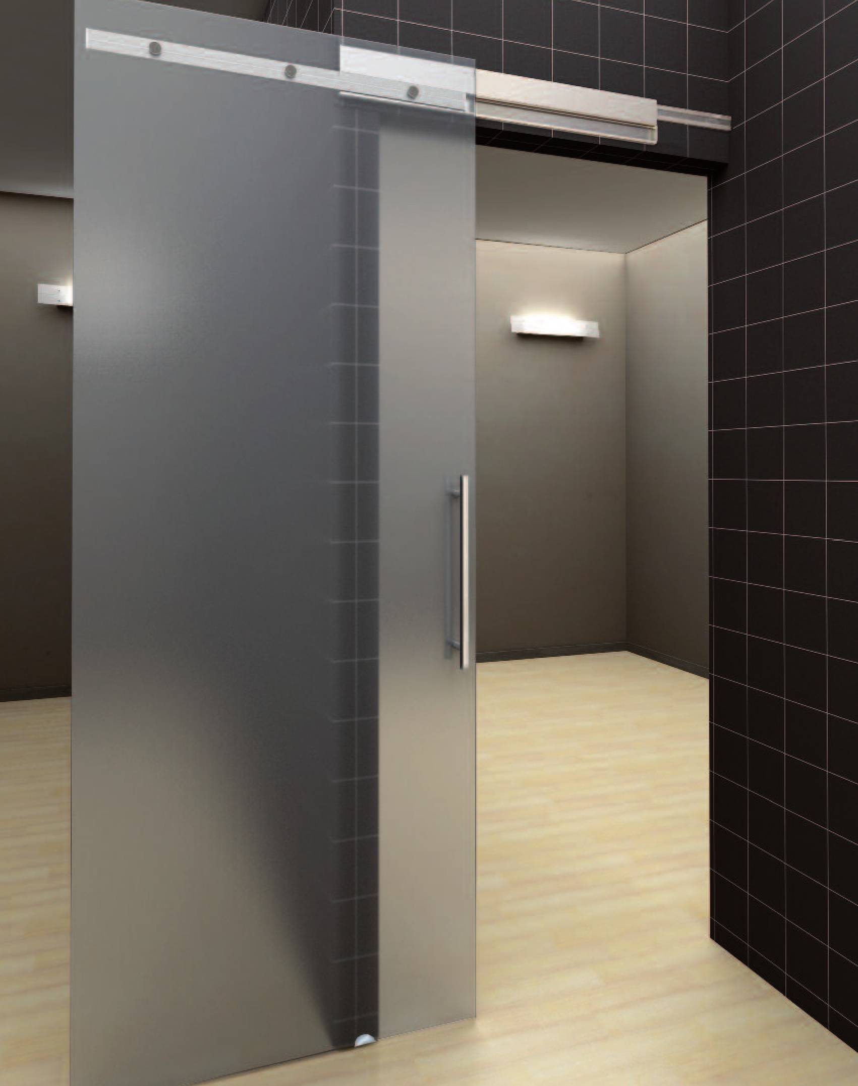 Устройство и установка раздвижных дверей в туалет и ванную комнату