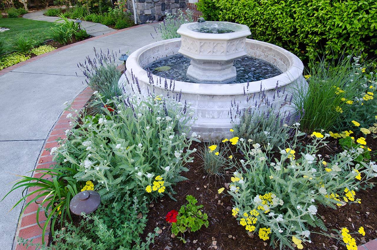 Садовый фонтан на даче — энергия воды и красоты!