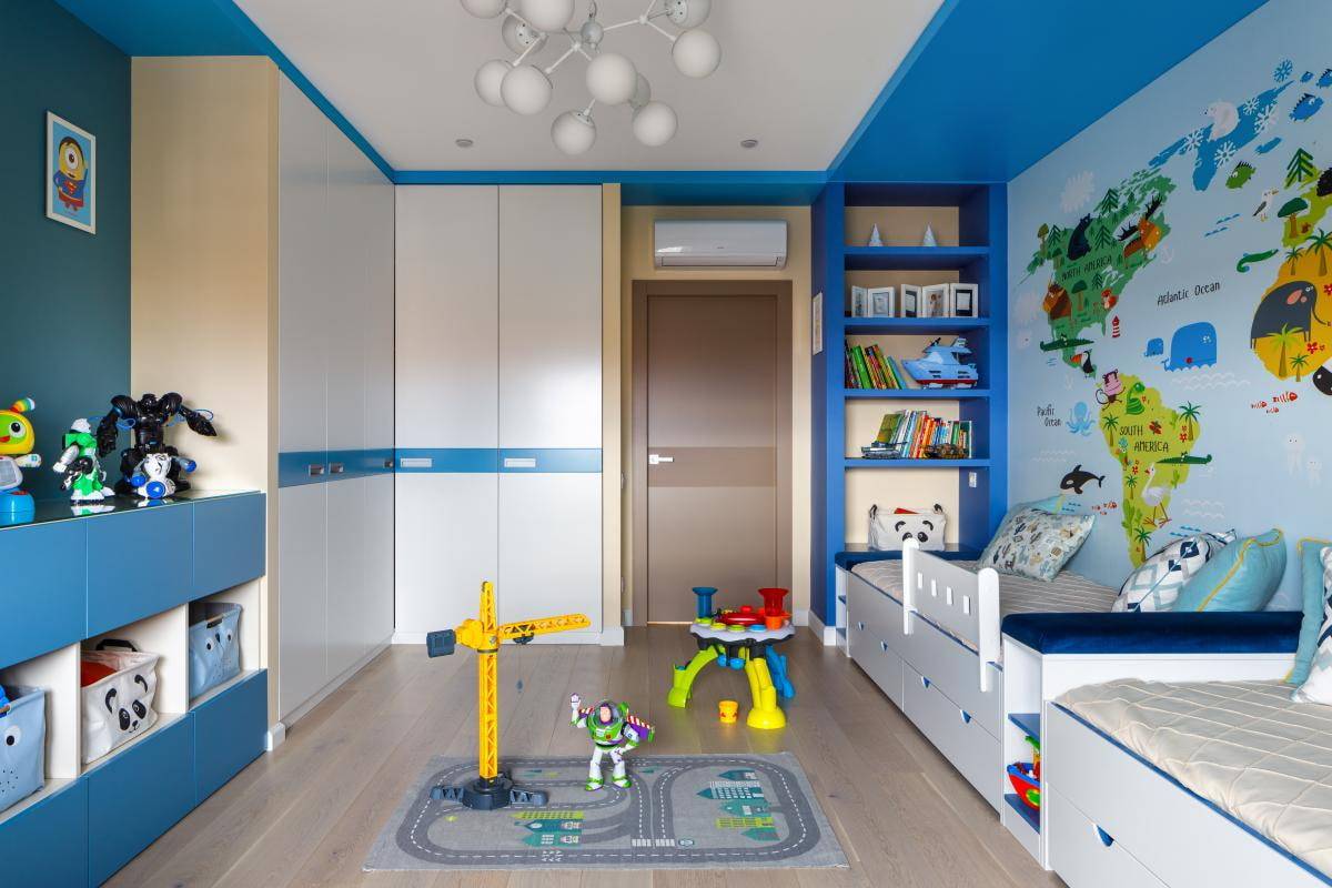 Дизайн детской комнаты: 75 фото практичных и долговечных проектов