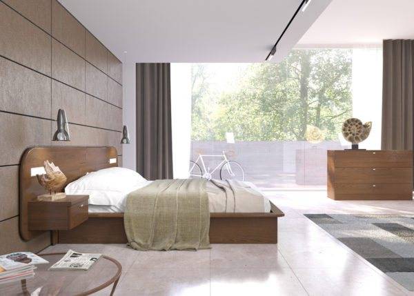Варианты стиля и дизайна прикроватных тумб для спальной комнаты