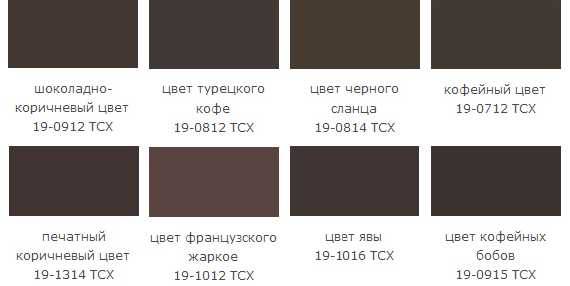 Темно-коричневый цвет и сочетание с ним | lookcolor