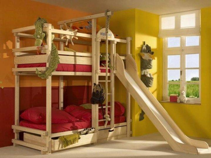 100 лучших идей: двухъярусные кровати для детей и малышей фото