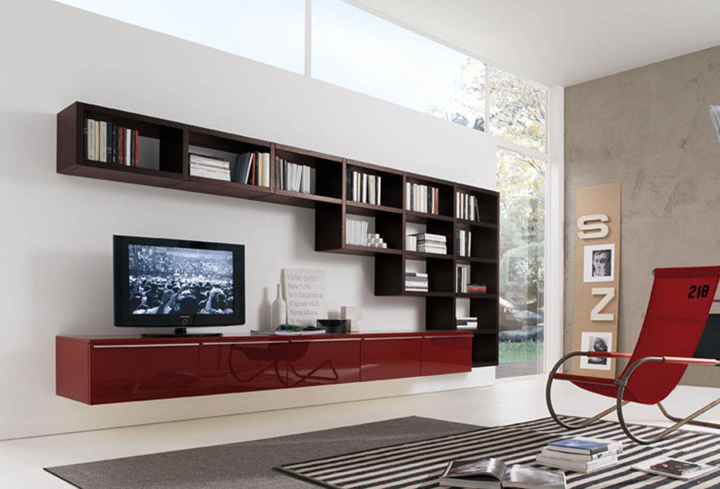 Стенка в гостиную (79 фото): выбираем красивые мебельные варианты из гипсокартона и встроенные модели с комодом для зала
