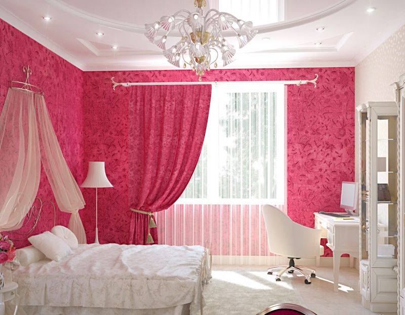 35 стильных комнат для девушек в розовом цвете
35 стильных комнат для девушек в розовом цвете