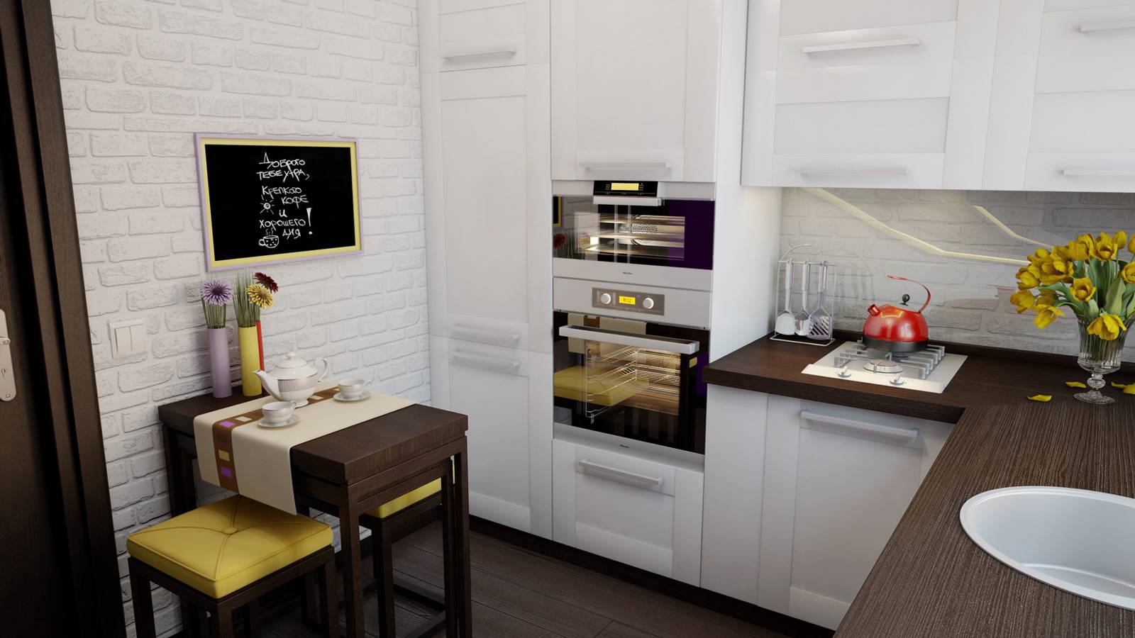 Кухня 10 кв. м.: современный умный и компактный дизайн стильного интерьера (75 фото)
