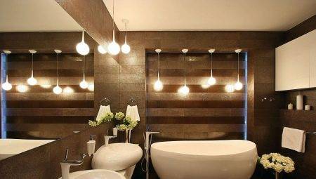 Светильники в ванную комнату на потолок: виды, размещение, нюансы монтажа