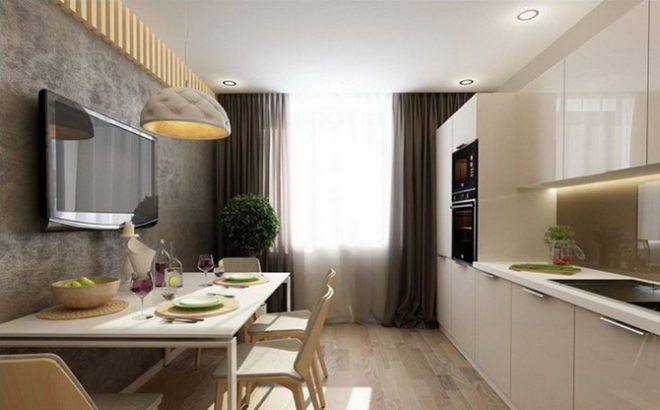 Дизайн кухни-гостиной 25 кв. м: фото интерьеров, варианты планировки