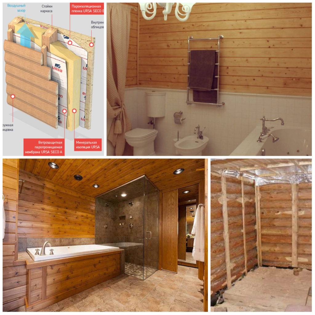 Ванная под дерево: дизайн и отделка ванной комнаты деревом