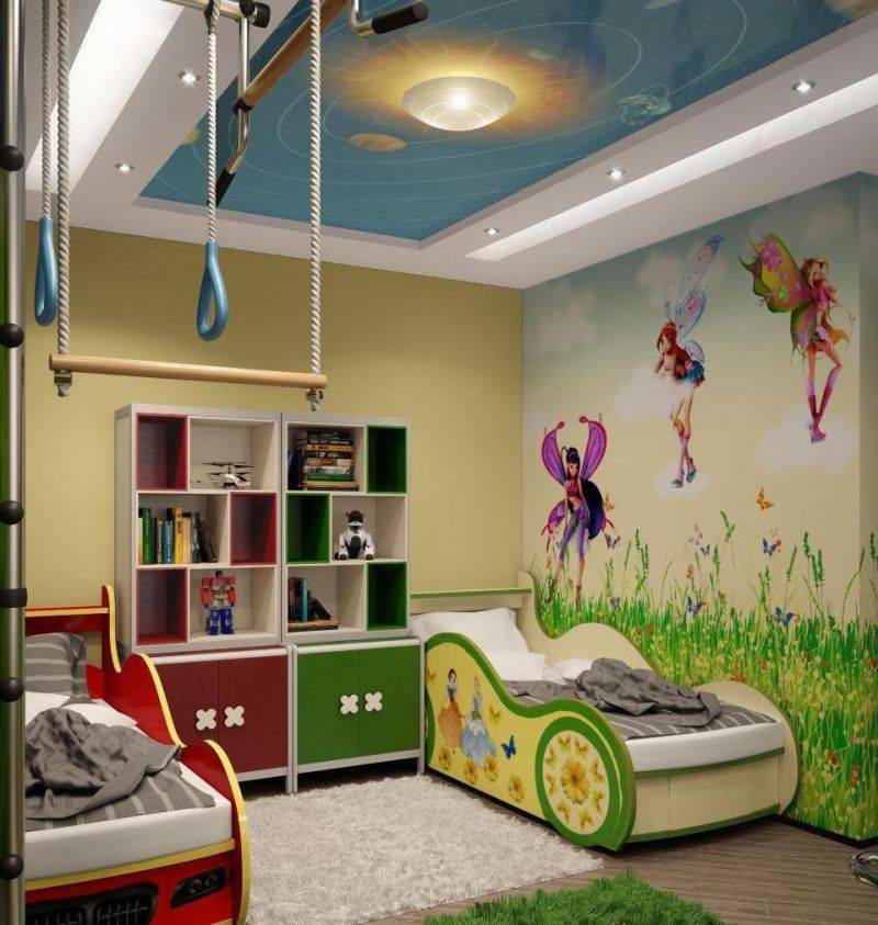 20 интерьеров детских комнат площадью 12 кв. метров