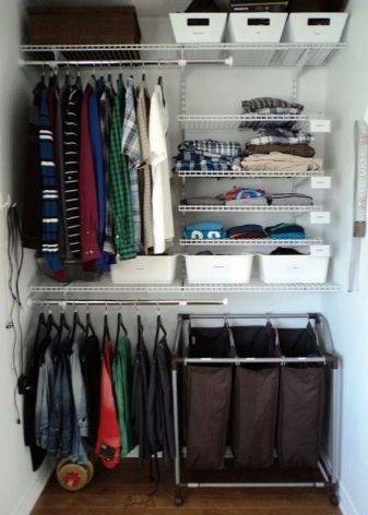 Системы хранения вещей для гардеробной: 4 типа, их плюсы и минусы, как выбрать