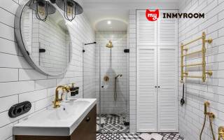 Дизайн плитки в ванной: красивый и оригинальный формат современной плитки (105 фото)