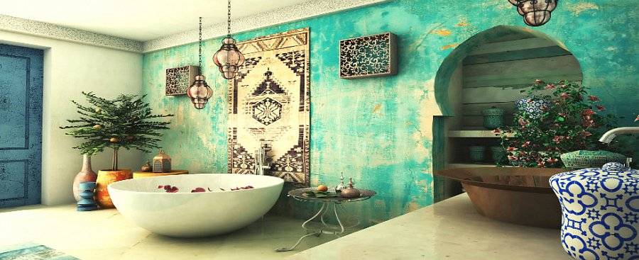 Ванная в восточном стиле (58 фото): варианты дизайна ванной комнаты. правила оформления интерьера