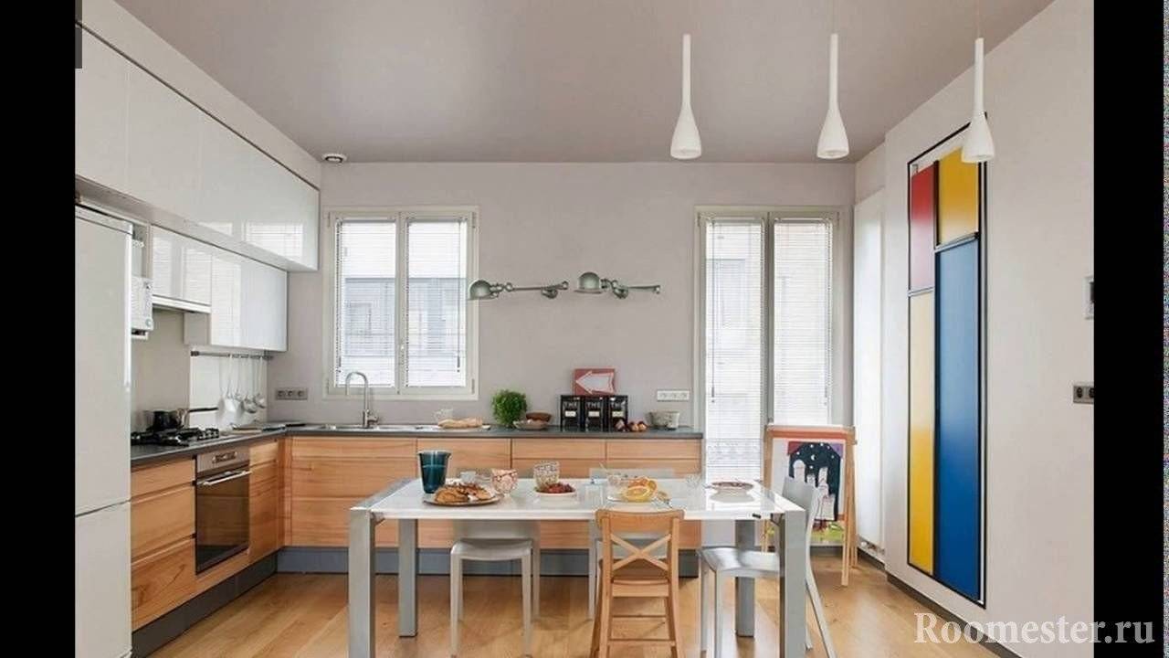 Кухни с балконом: дизайн, фото интерьеров, примеры планировки