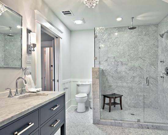 Дизайн ванной комнаты — красивое освещение как элемент декора