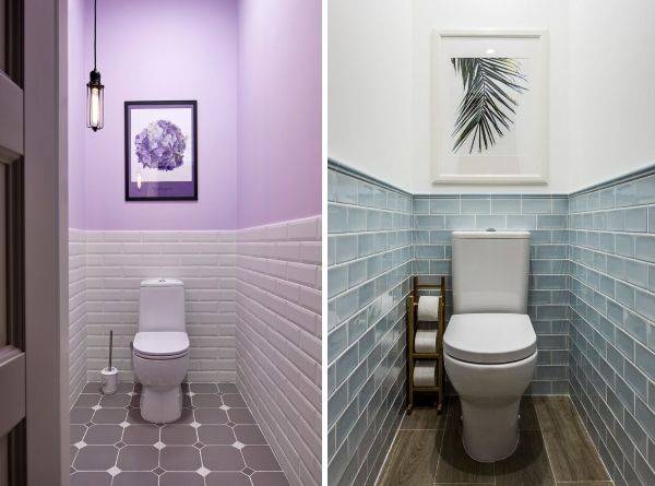 Идеи дизайна туалета и ванной маленького размера: описание и фото интерьера туалетной комнаты