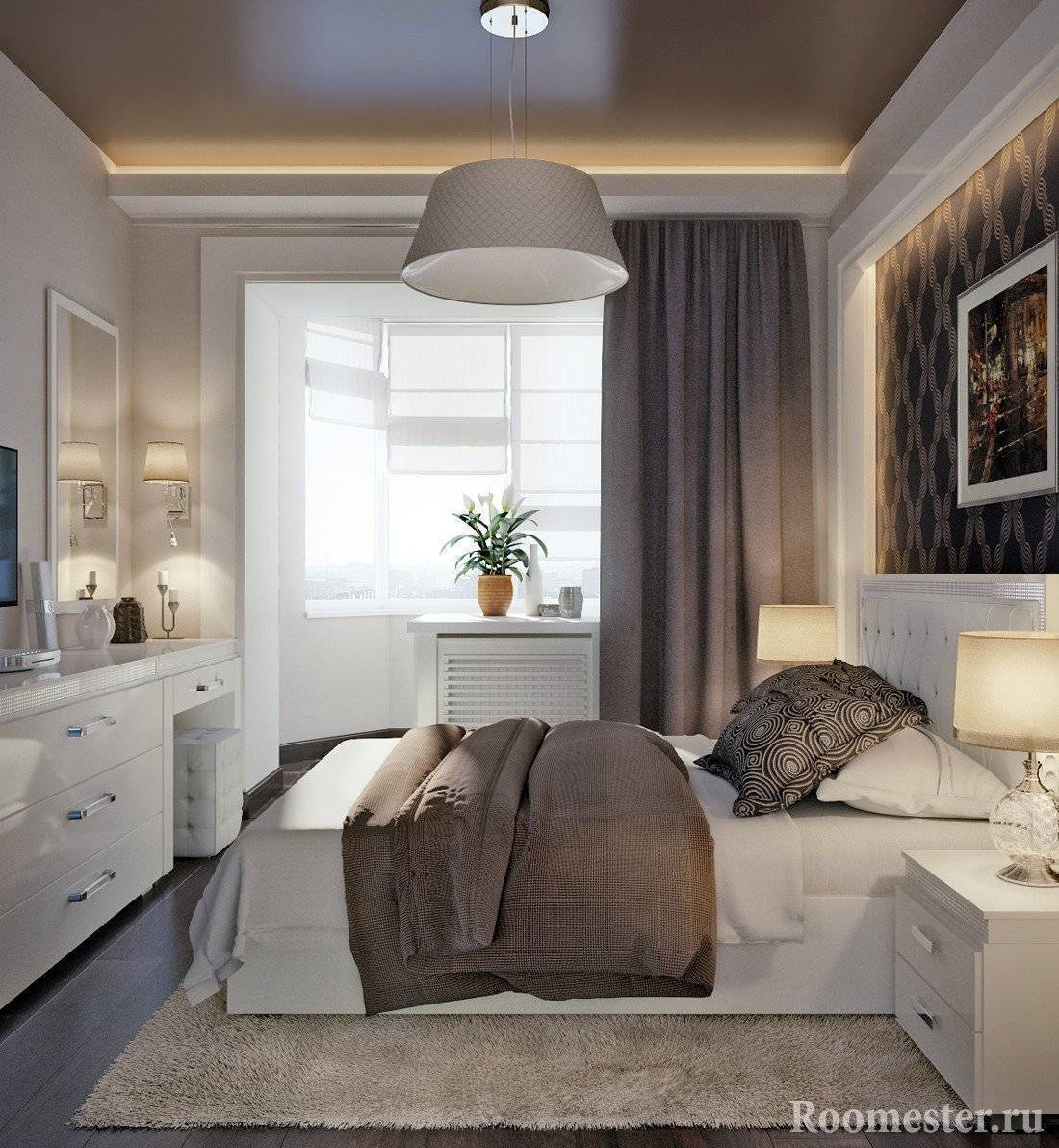 Дизайн маленькой спальни 9 кв. м фото: интерьер современный, как обставить стильно, реальный ремонт в хрущевке