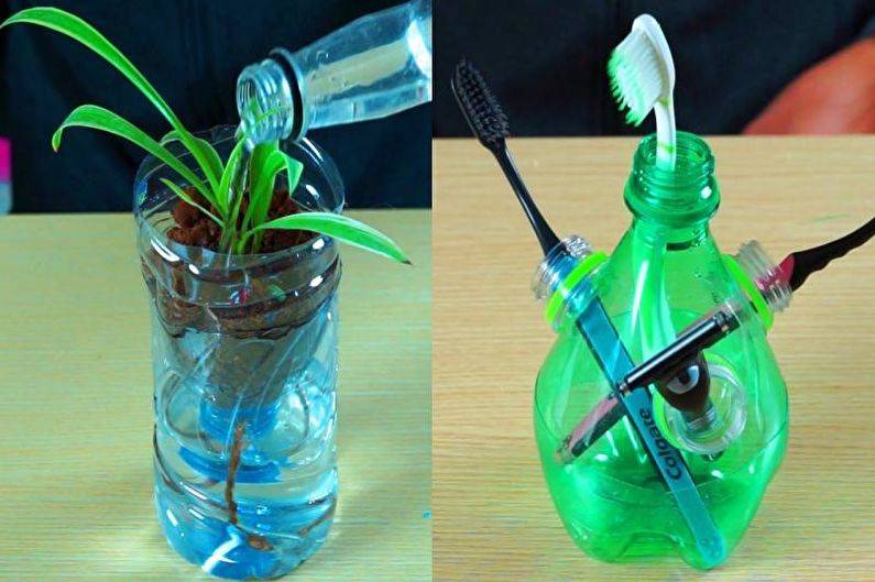 Поделки из пластиковых бутылок (фото и мастер-классы) - коробочка идей и мастер-классов