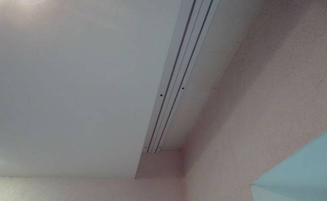 Скрытый карниз: направляющие для штор на потолок, потолочный встроенный потолок, как спрятать карниз, ниша