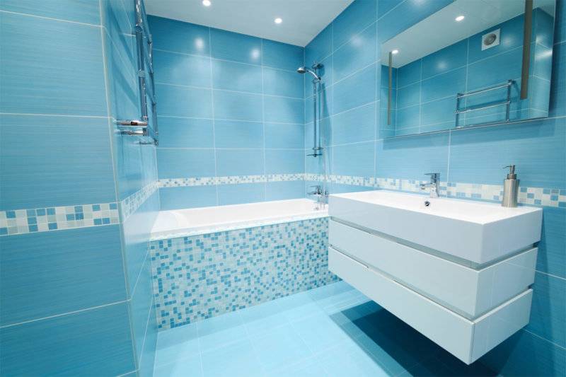 Бирюзовая ванная комната: оттенки, сочетание цветов, дизайн