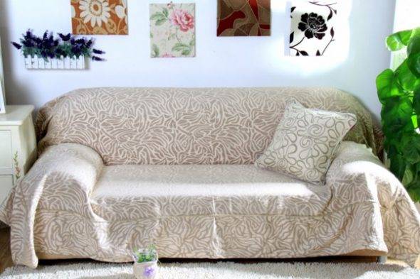 Чехол на диван своими руками - 100 фото простых и необычных моделей для диванов различных форм