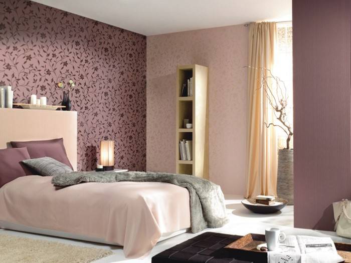 Основные правила выбора дизайна и цвета обоев в спальную комнату