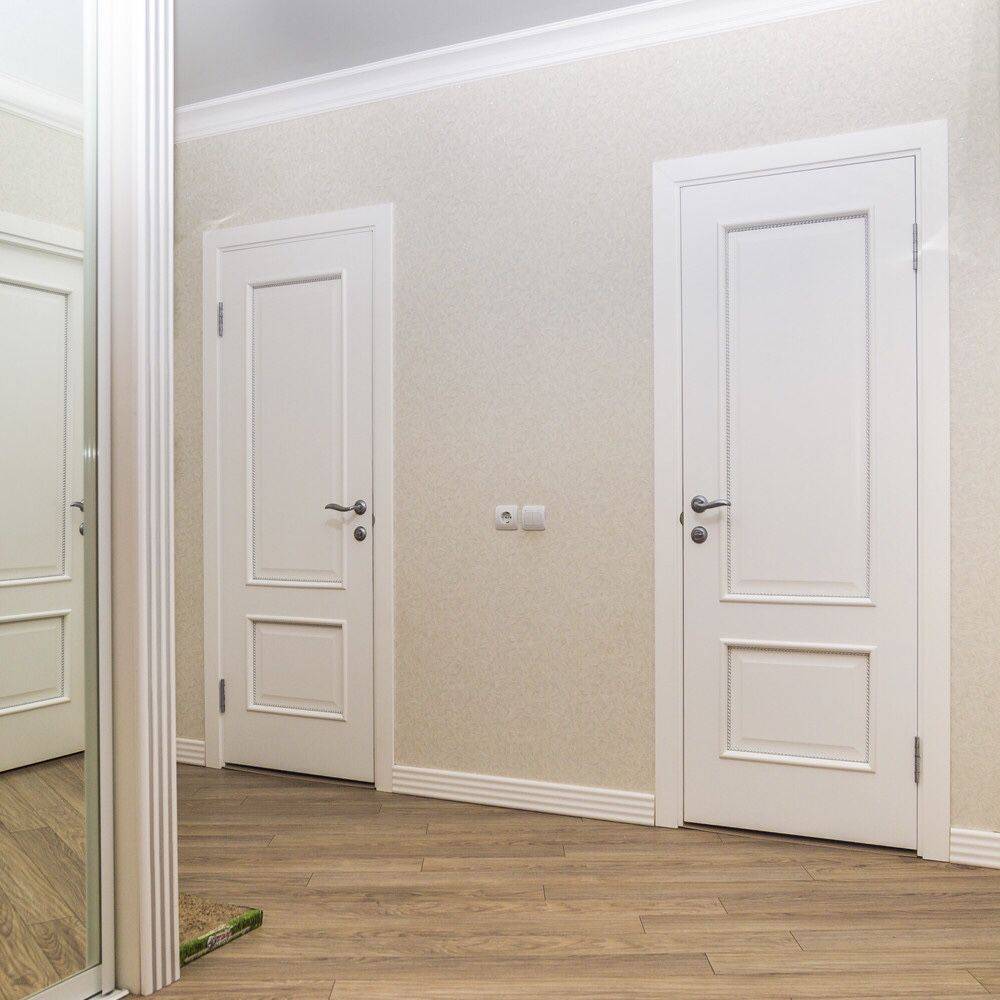 Двери под ламинат: правила сочетания цветов, фото в интерьере квартиры