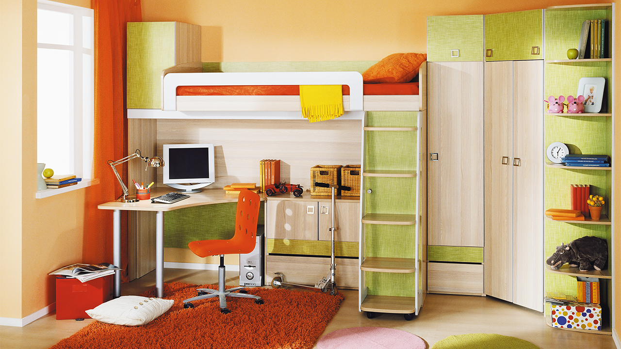 Стенка в детскую комнату (31 фото): модели угловой мебели для подростков - мальчиков и девочек