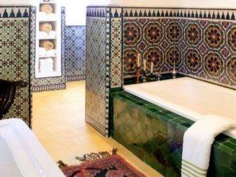 Дизайн роскошной ванной комнаты в восточном стиле