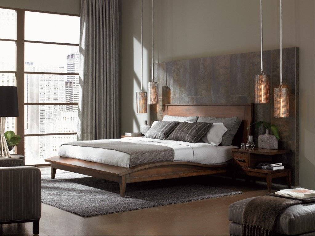 Спальня в стиле модерн — изящный современный дизайн