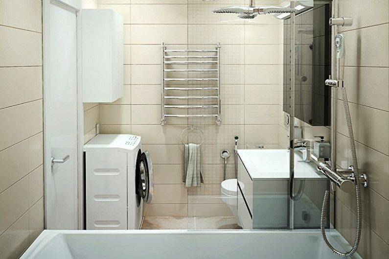 Дизайн ванной 5 кв.м.: материалы, варианты оформления - 75 фото