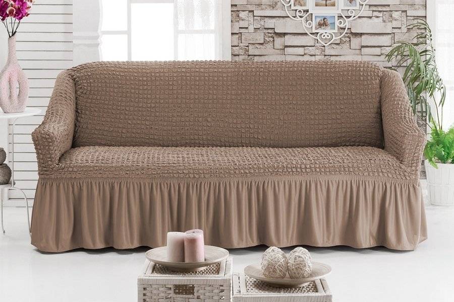 Чехол на угловой диван (64 фото): универсальный еврочехол на резинке своими руками