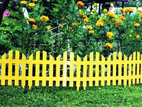 Декоративный забор: для дачи, сада и клумб +75 фото