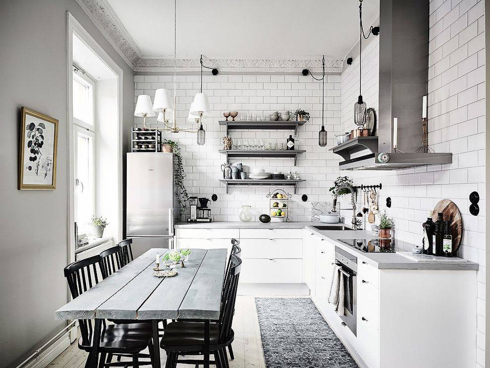 Дизайн кухни в скандинавском стиле (80 фото) — идеи интерьеров