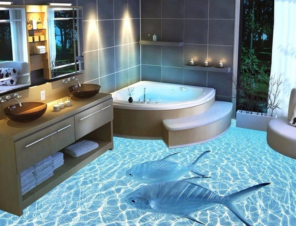 Дизайн ванной — выбор напольного покрытия в многоэтажных домах